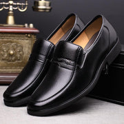 Men's business casual leather shoes - MRSLM