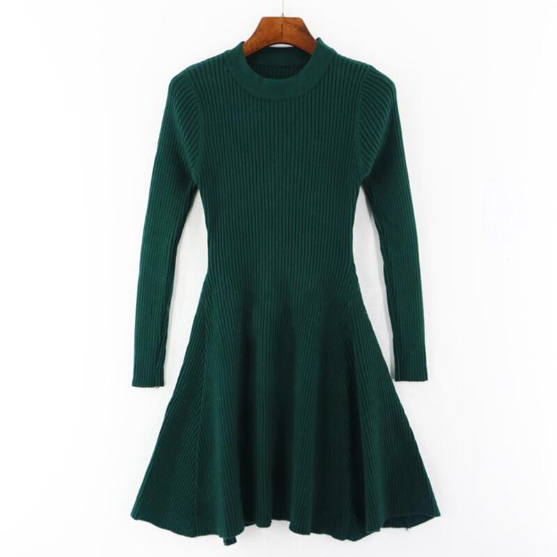 o-neck multicolored sweater dress for women, view 7 - MRSLM