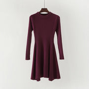 o-neck multicolored sweater dress for women, view 11 - MRSLM