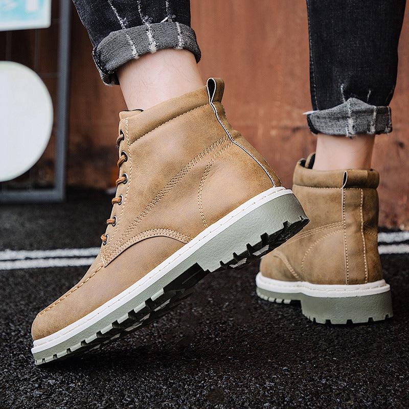 Men's high-top combat boots, view 9 - MRSLM