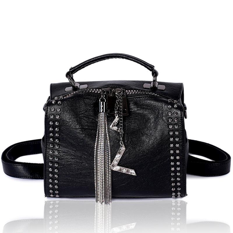 women's cowhide messenger bag, view 11 - MRSLM