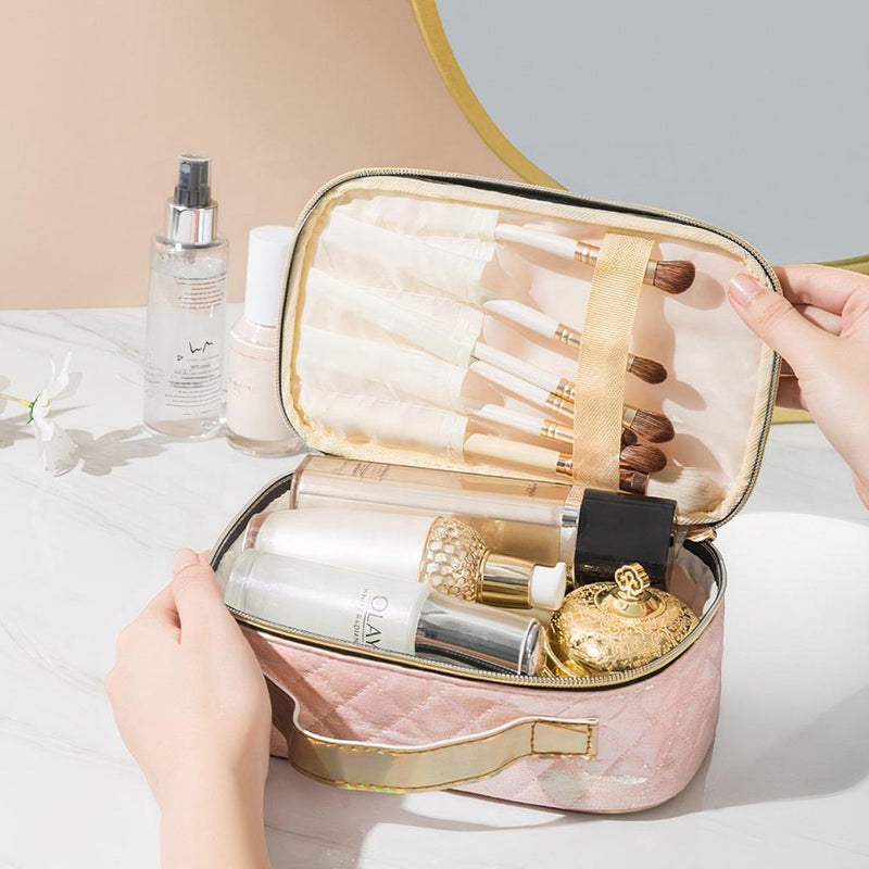 pink cosmetic case, view 3 - MRSLM
