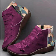Large size short flat boots, view 4 - MRSLM
