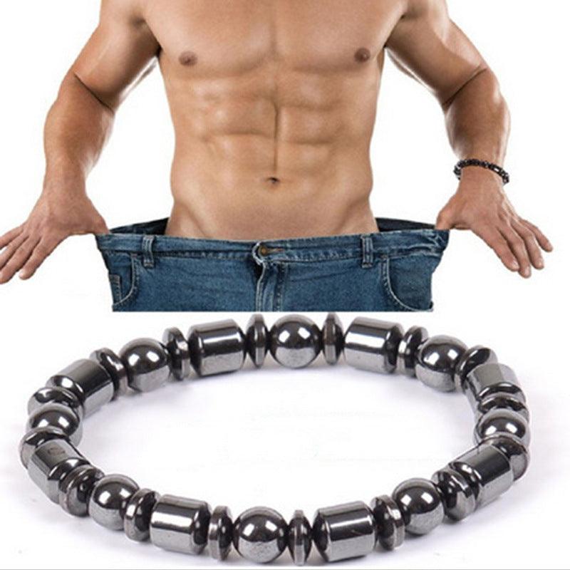 Weight Loss Black Stone Magnetic Therapy Braclet - MRSLM