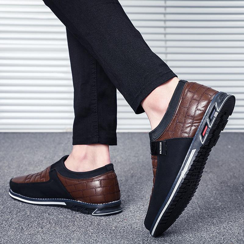 Lace-up British men's leather shoes, view 3 - MRSLM