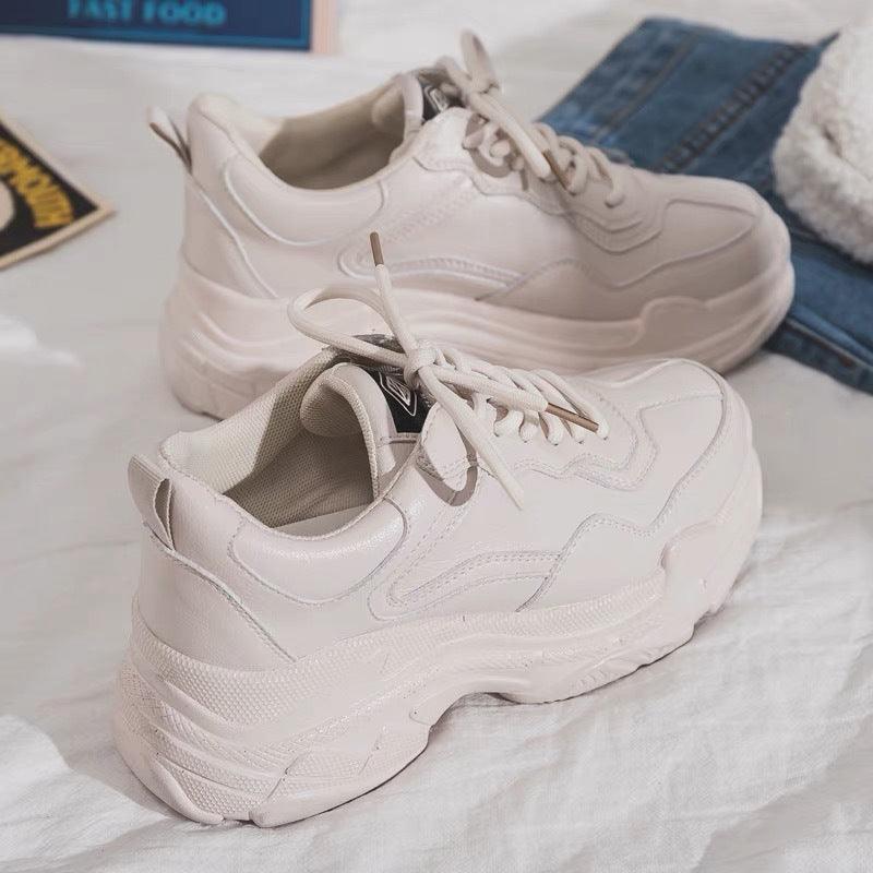 Platform chunky suede sneakers, view 3 - MRSLM