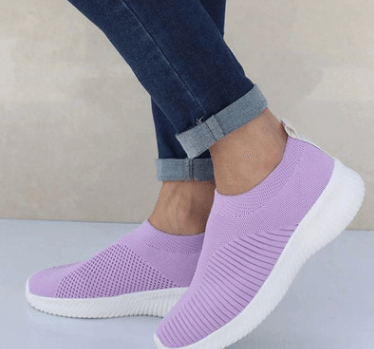 2021 winter new casual knitted socks shoes flat sports shoes - MRSLM