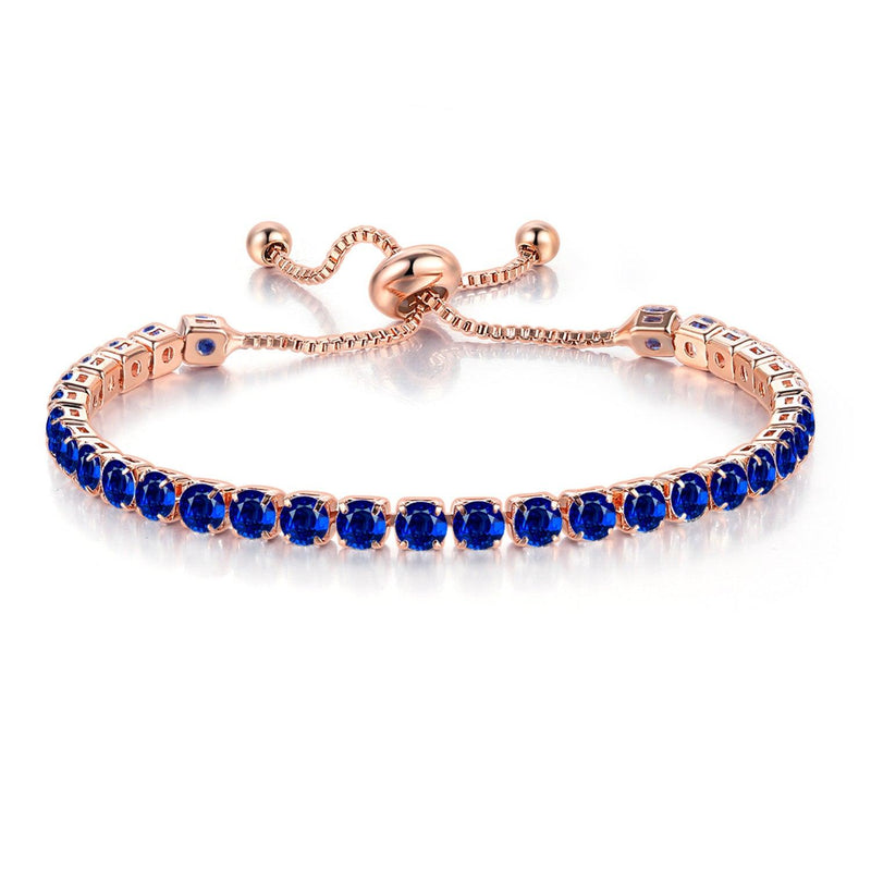 inlaid zircon push-pull bracelet, view 11 - MRSLM
