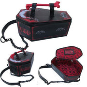 bat skeleton box handbag, view 3 - MRSLM