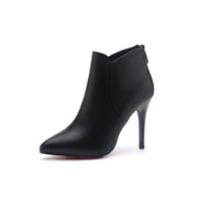women's pointed ankle stiletto boots, view 2 - MRSLM