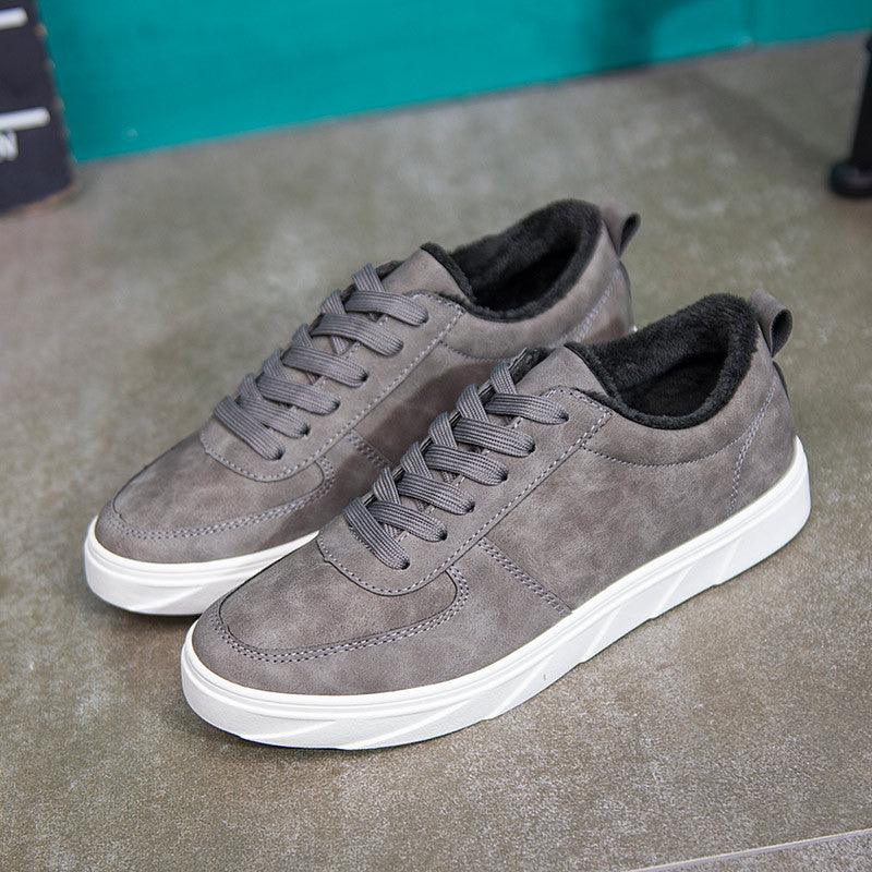 Men's plush-lined low-top sports shoes, view 11 - MRSLM