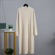 Oversized turtleneck women's dress, view 5 - MRSLM