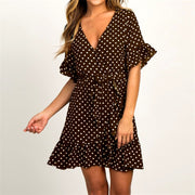 polka dot summer dress, view 9 - MRSLM