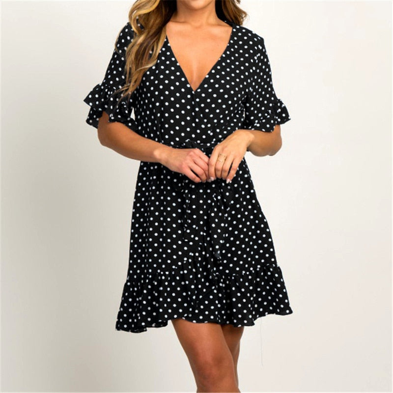 polka dot summer dress - MRSLM
