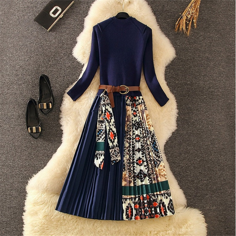elegant pleated dress - MRSLM