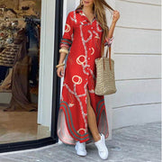 women's summer maxi shirt dress, view 11 - MRSLM