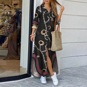 women's summer maxi shirt dress, view 9 - MRSLM