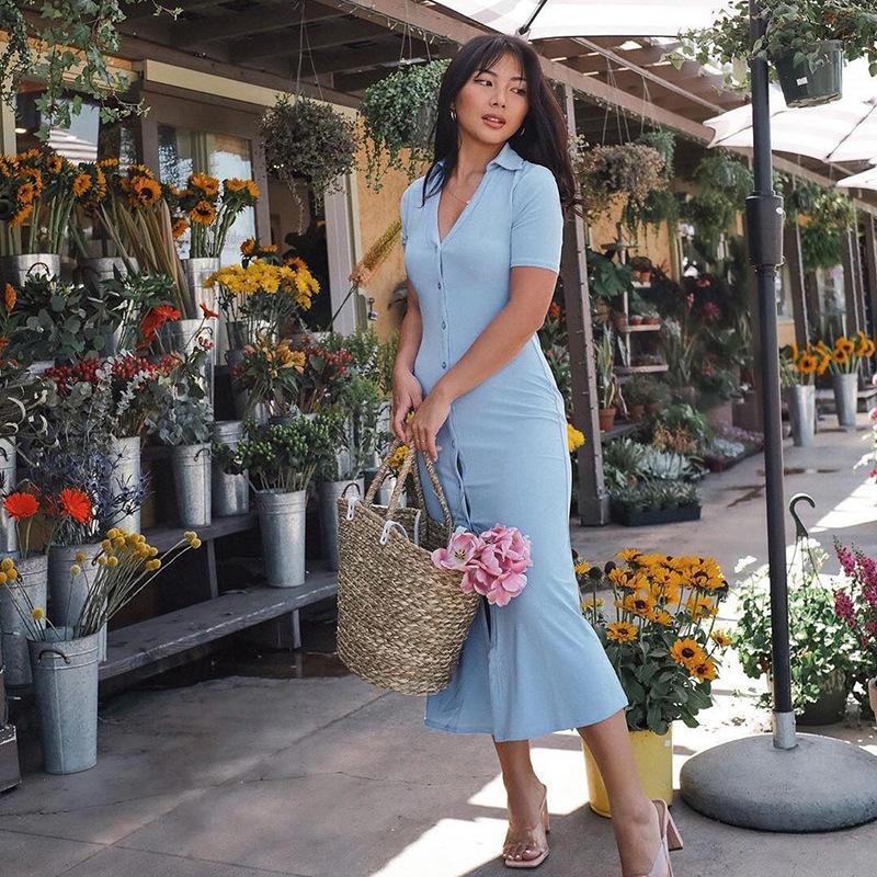 elegant summer shirt dress - MRSLM
