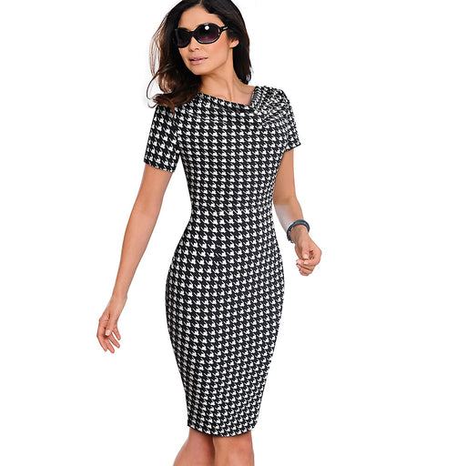 office draped bodycon dress - MRSLM