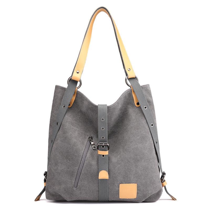 women's large canvas shoulder bag, view 6 - MRSLM