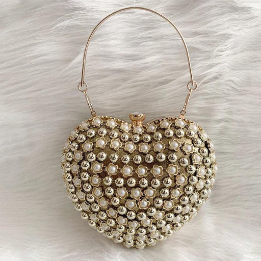 Heart diamond evening handbag, view 5 - MRSLM