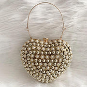 Heart diamond evening handbag, view 8 - MRSLM