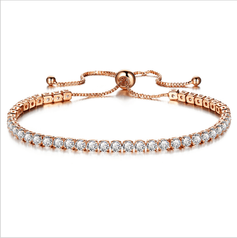 inlaid zircon push-pull bracelet, view 4 - MRSLM