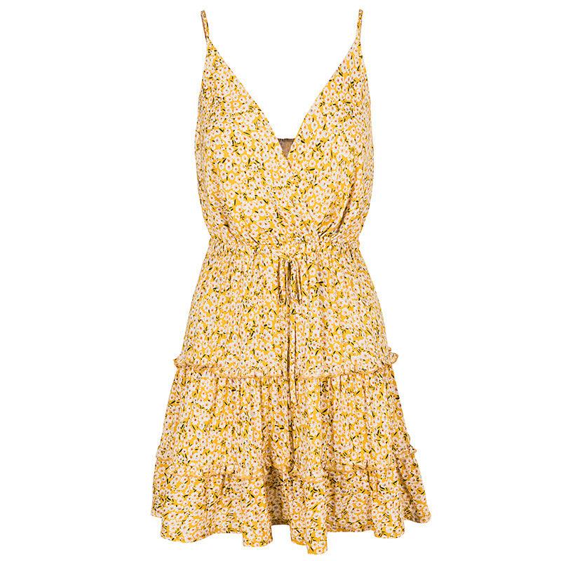 floral sling dress, view 5 - MRSLM