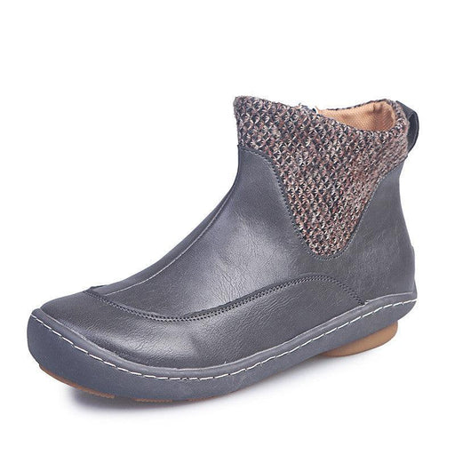 Women's suede mid-tube boots, view 9 - MRSLM