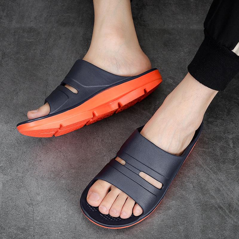 Shock Absorption Soft Bottom Sports And Leisure Flip Flops - MRSLM