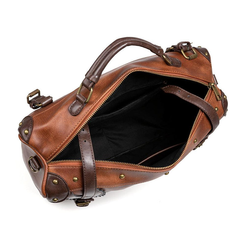ladies retro steampunk backpack, view 3 - MRSLM