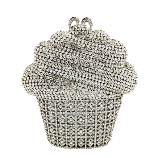 Ice cream rhinestone evening bag, view 5 - MRSLM