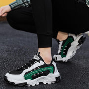 men's low-top black mesh casual shoes, view 2 - MRSLM