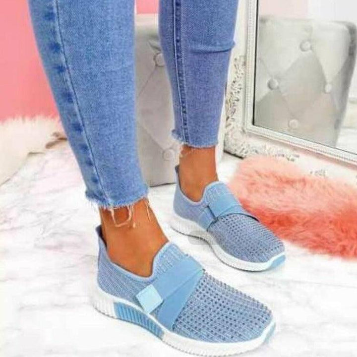 Soft-soled Rhinestone Foreign Trade Large Size Casual Sports Shoes - MRSLM