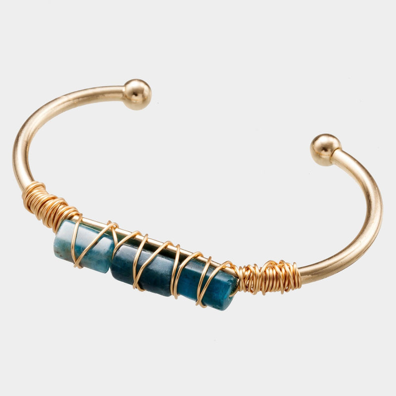 gold-plated crystal bracelet, view 4 - MRSLM