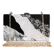 Acrylic marble phone clutch, view 6 - MRSLM