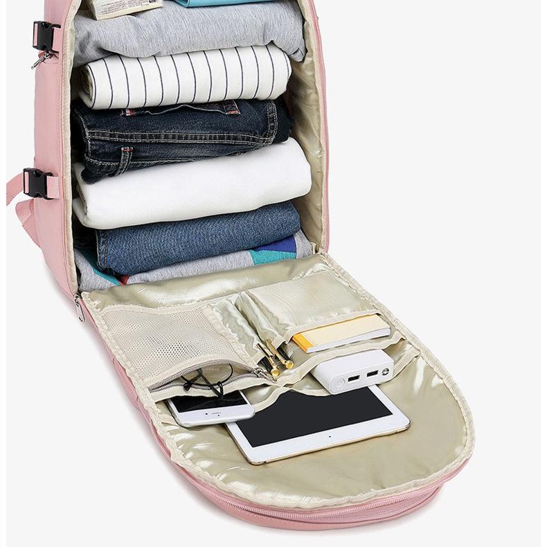 women's dry wet separation travel bag, view 3 - MRSLM