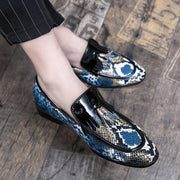 Men's casual slip-on PU loafers, view 4 - MRSLM