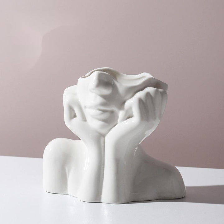 Human Body Shape Ceramic Vase - MRSLM