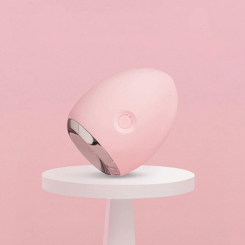 egg-shaped vibration facial massager, view 2 - MRSLM