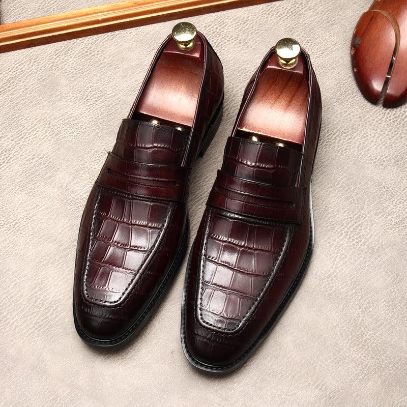 men's business genuine leather shoes, view 8 - MRSLM