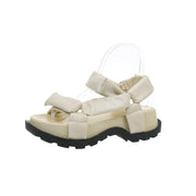 velcro platform roman sandals, view 3 - MRSLM