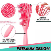 detangling hair brush, view 8 - MRSLM