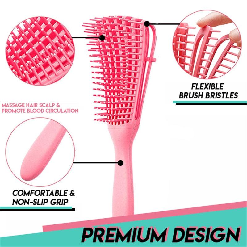 detangling hair brush, view 8 - MRSLM