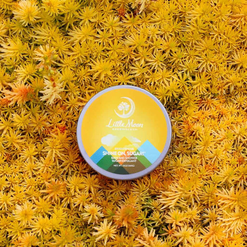 lemongrass shea butter sugar scrub, view 2 - MRSLM