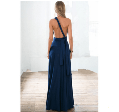 Women Bandage Convertible Boho Maxi Dress - MRSLM