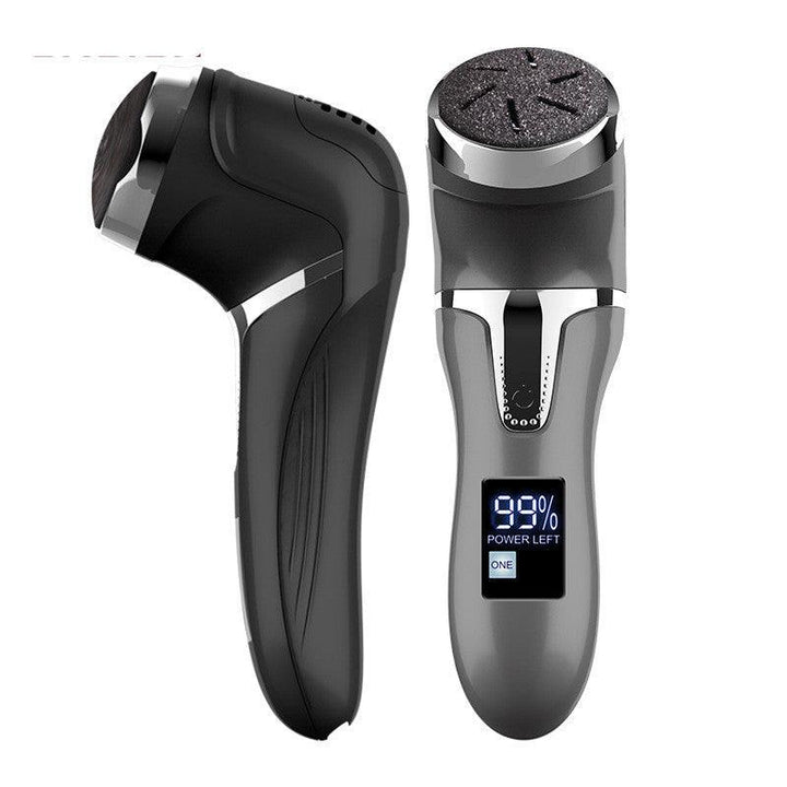 LCD Digital Display Electric Vacuum Cleaner Foot Scrubber Peeling Pedicure Device - MRSLM