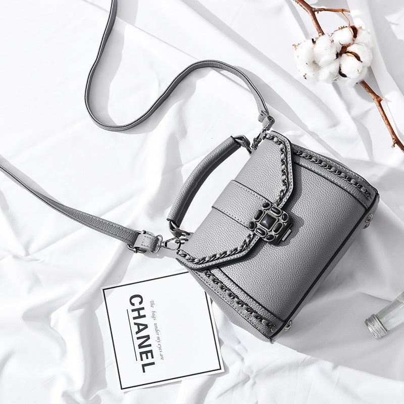 square box PU chain shoulder bag, view 6 - MRSLM