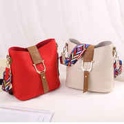 color mosaic bucket bag, view 2 - MRSLM