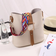 color mosaic bucket bag, view 5 - MRSLM